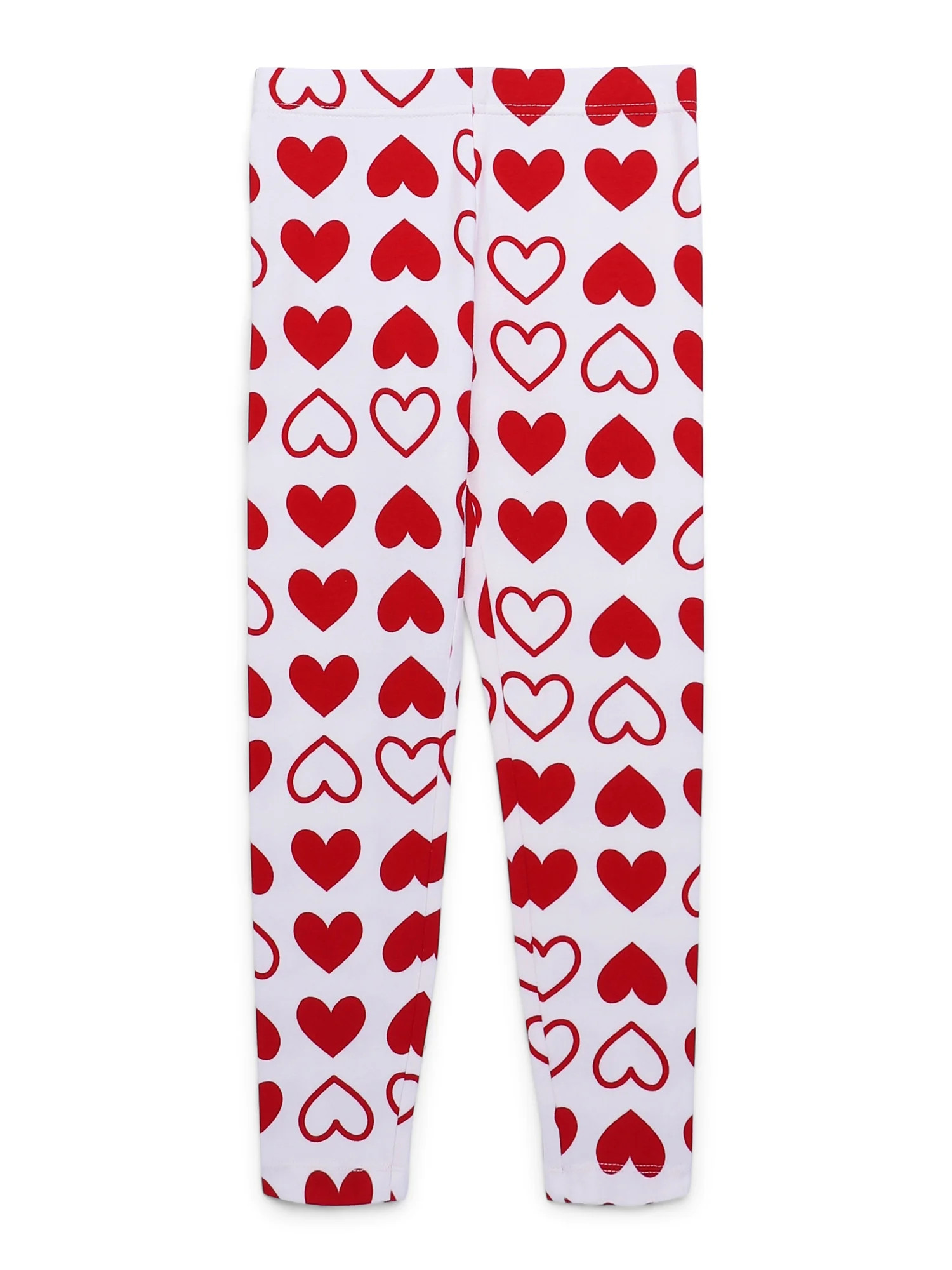 Way to Celebrate Girls Valentine's Day Leggings, Sizes 4-18 | Walmart (US)