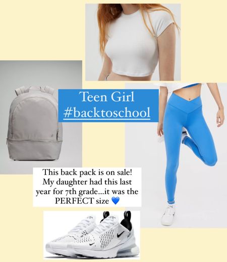Teen girl, back to school 
Backpack, Nike, leggings

#LTKBacktoSchool #LTKkids #LTKitbag