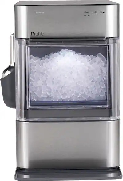 GE Profile - Opal 2.0 Ultra Nugget Ice Maker with Scale Inhibiting Filter - Stainless Steel | Best Buy U.S.