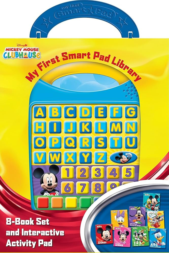Disney Mickey Mouse Clubhouse - My First Smart Pad Electronic Activity Pad and 8-Book Library - P... | Amazon (US)