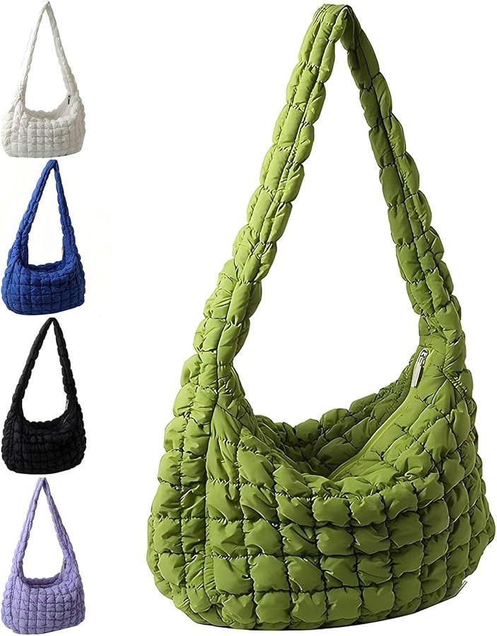 Women's Large Crossbody Bag, Quilted Bag, Buffer Bag, Buffer Tote Bag, Bum Bag, Women's Large, Qu... | Amazon (UK)