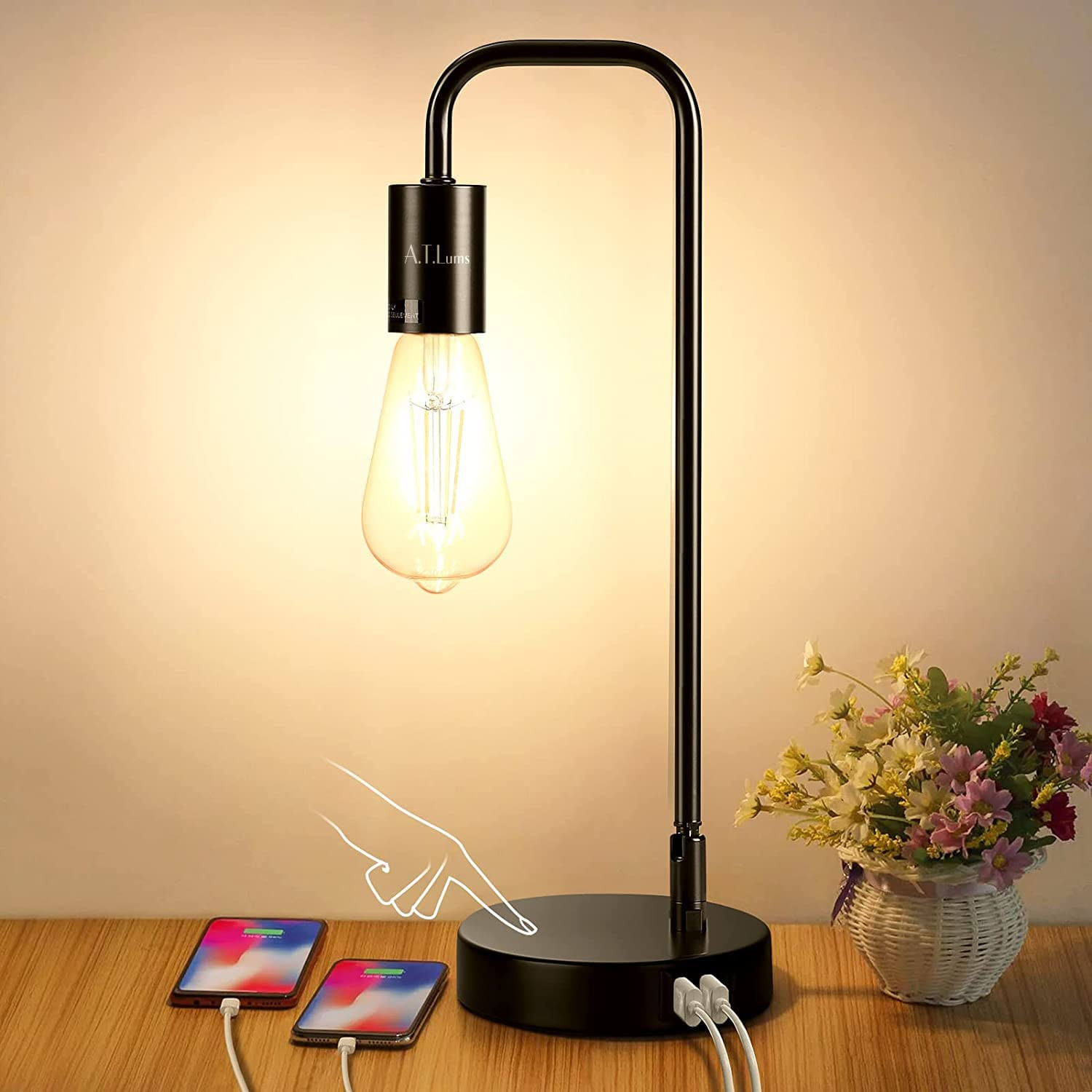 Vintage Bedside Lamp | Amazon (US)