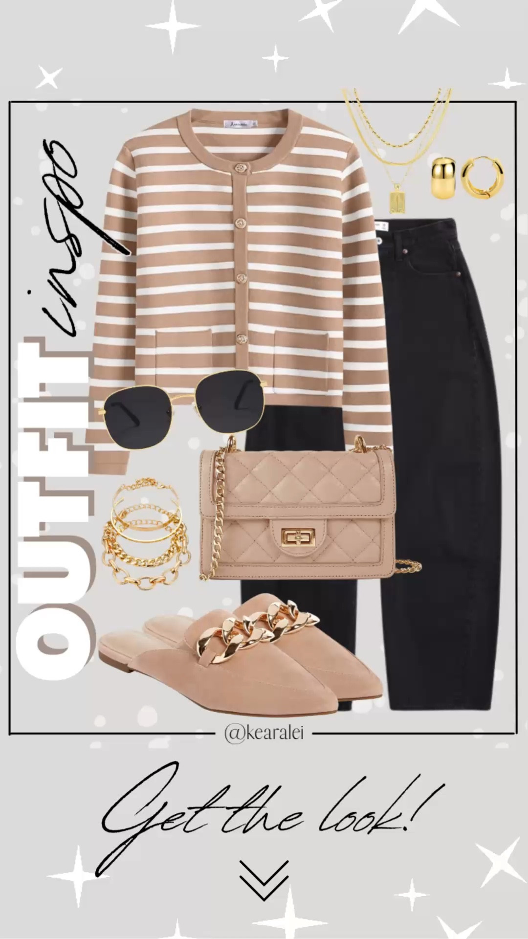 Teacher outfits spring outfits workwear business casual outfits work outfits clothes neutral style tan brown beige striped cardigan gold buttons stripe sweater jacket blazer looks for less street style Amazon fashion affordable outfits stripes shirt Abercrombie & fitch high rise barrel leg jeans denim straight black washed jeans denim brown tan suede leather mules loafers shoes casual mom outfit momiform business casual teacher outfit teaching workwear office work wear outfits || #abercrombie #jcrew #amazon #fashion #workwear
.
.
deals sales sale alert Amazon fashion, teacher outfits, business casual, casual outfits, neutrals, street style, Midi skirt, Maxi Dress, Swimsuit, Bikini, Travel, skinny Jeans, Puffer Jackets, Concert Outfits, Cocktail Dresses, Sweater dress, Sweaters, cardigans Fleece Pullovers, hoodies, button-downs, Oversized Sweatshirts, Jeans, High Waisted Leggings, dresses, joggers, fall Fashion, winter fashion, leather jacket, Sherpa jackets, Deals, shacket, Plaid Shirt Jackets, apple watch bands, lounge set, Date Night Outfits, Vacation outfits, Mom jeans, shorts, sunglasses, Disney outfits, Romper, jumpsuit, Airport outfits, biker shorts, Weekender bag, plus size fashion, Stanley cup tumbler, boots booties tall over the knee, ankle boots, Chelsea boots, combat boots, pointed toe, chunky sole, heel, high heels, mules, clogs, sneakers, slip on shoes, Nike, adidas, vans, dr. marten’s, ugg slippers, golden goose, sandals, high heels, loafers, Birkenstocks, Steve Madden Target, Abercrombie and fitch, Nordstrom


#LTKootd #LTKWorkwear #LTKSeasonal