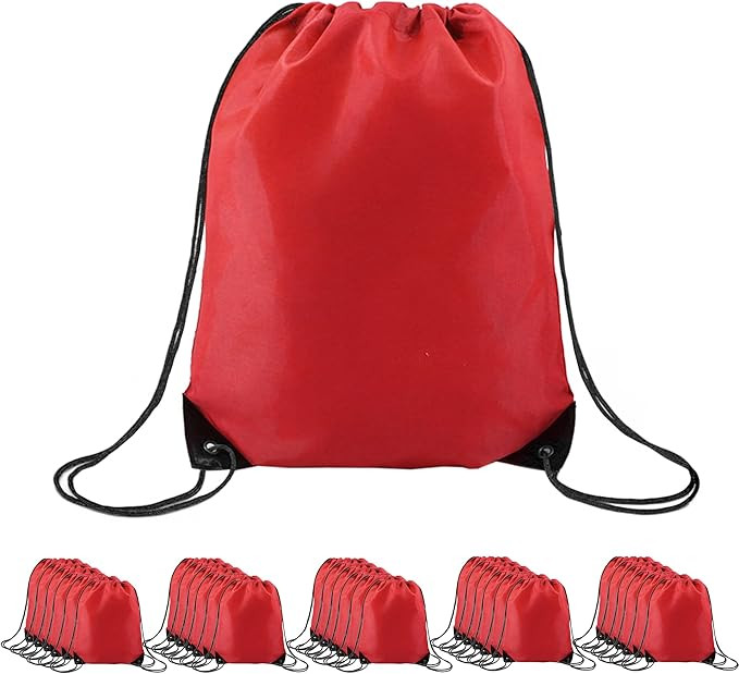 BeeGreen Drawstring Backpack Bags 20,30,50 Packs Reflective String Bags for Gym Sport Trip Cinch ... | Amazon (US)
