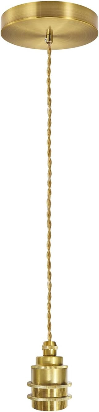 1 Light Mini Gold Pendant Light Kit Ceiling Mount | Amazon (US)