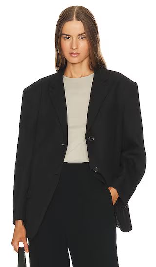 Galena Boxy Oversized Jacket in Black | Revolve Clothing (Global)