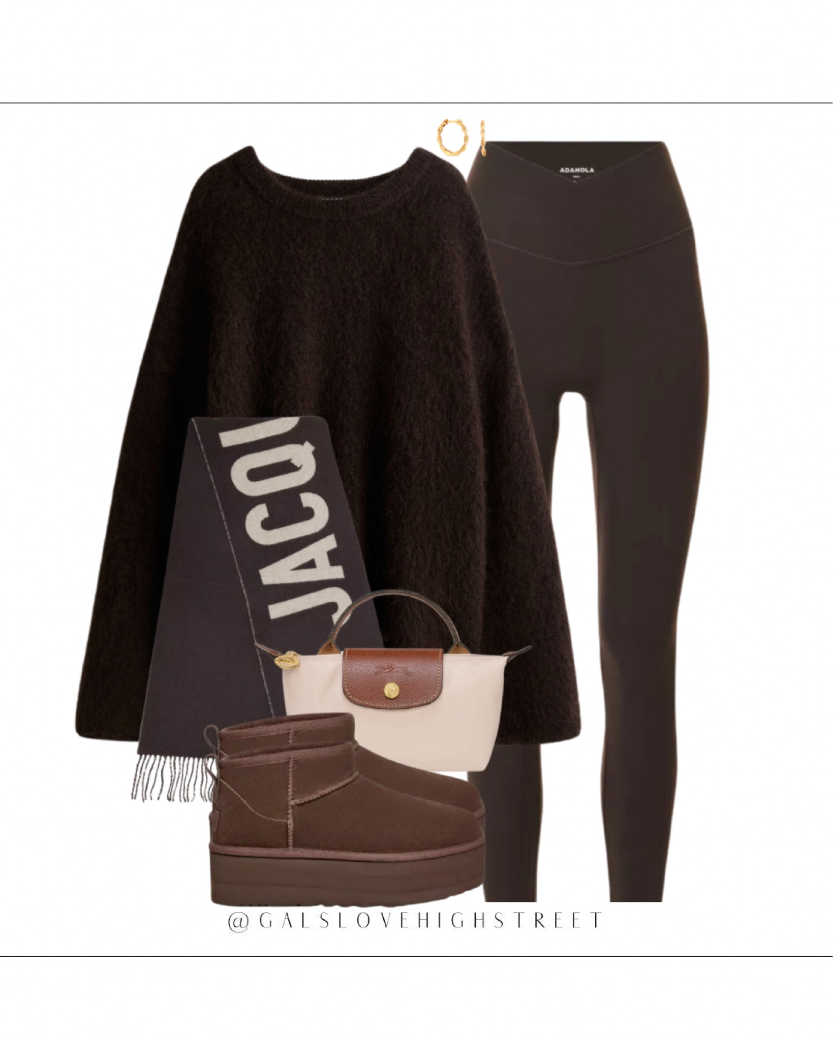 Adanola 
Chocolate brown 
Ugg styling 
New in H&M 
Longchamp 
Autumn winter 
Autumn transitional outfits 

#FashionMonth #LTKuk #LTKautumn