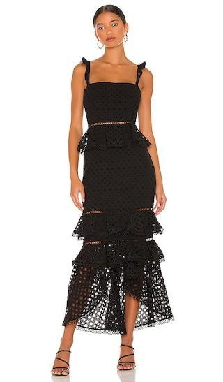 Haze Midi Dress in Black- Date Night | Revolve Clothing (Global)