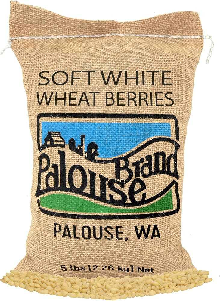Certified Glyphosate Residue Free Soft White Wheat Berries | 5 LBS | Family Farmed in Washington ... | Amazon (US)