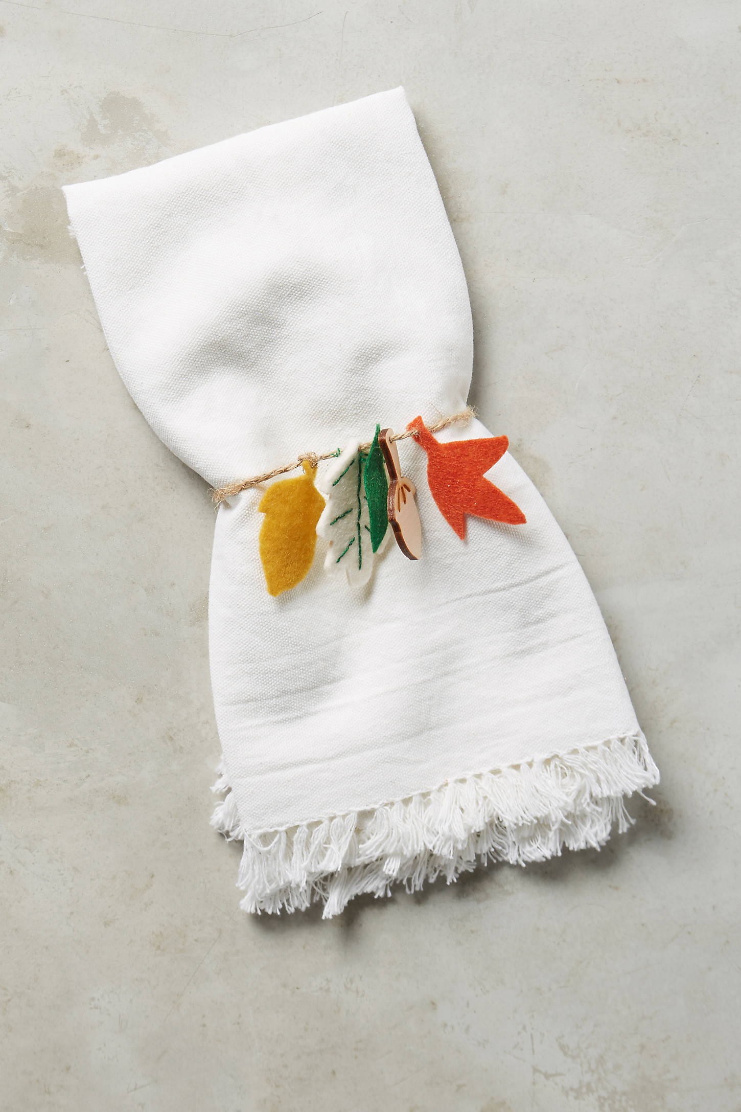 Be Thankful Napkin Ties | Anthropologie (US)