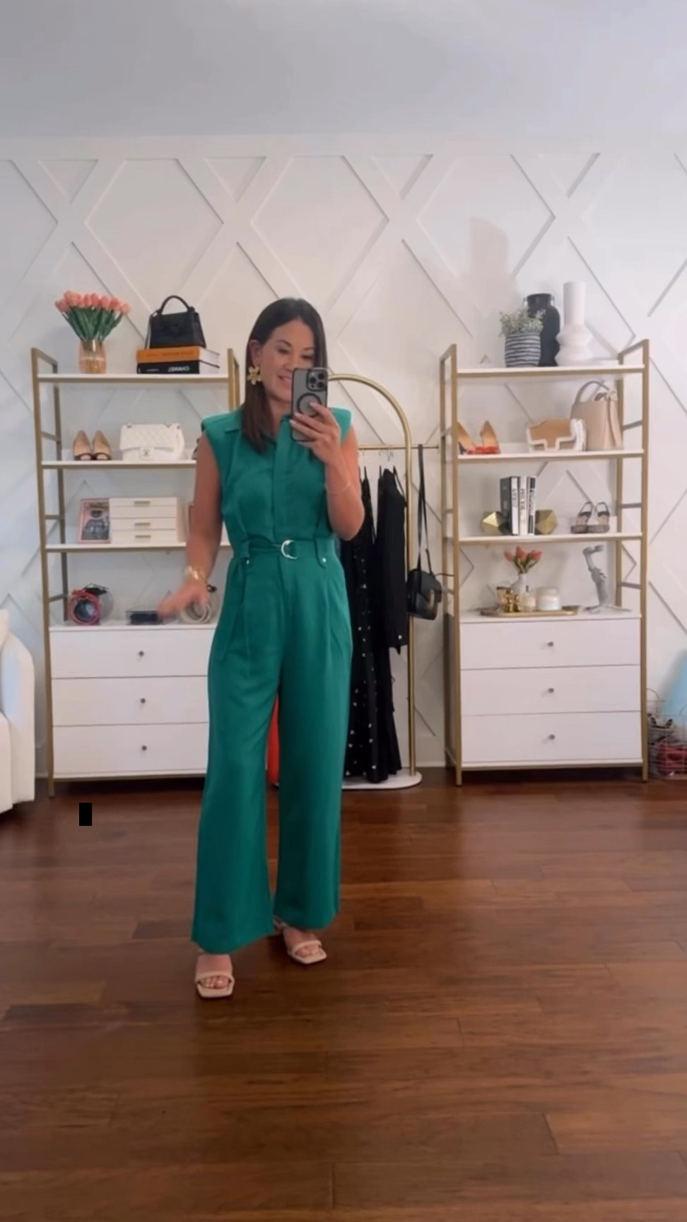 My favorite jumpsuit of all time from mango - I’m 5’3 and wearing an xs for reference but would be so cute cropped too! 
Sandals are so comfy and versatile from Amazon 

#LTKStyleTip #LTKOver40 #LTKVideo