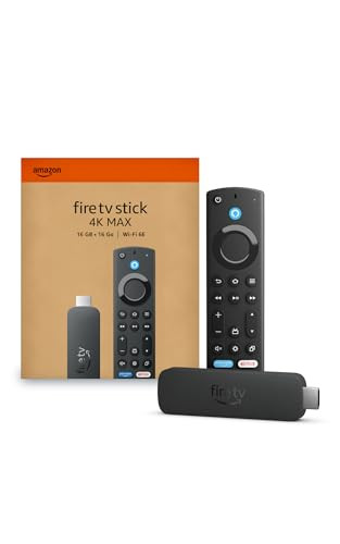 Amazon Fire TV Stick 4K Max (newest model), streaming device, with AI-powered Fire TV Search, supports Wi-Fi 6E, free & live TV without cable or satellite, find shows faster with Alexa+ | Amazon (US)