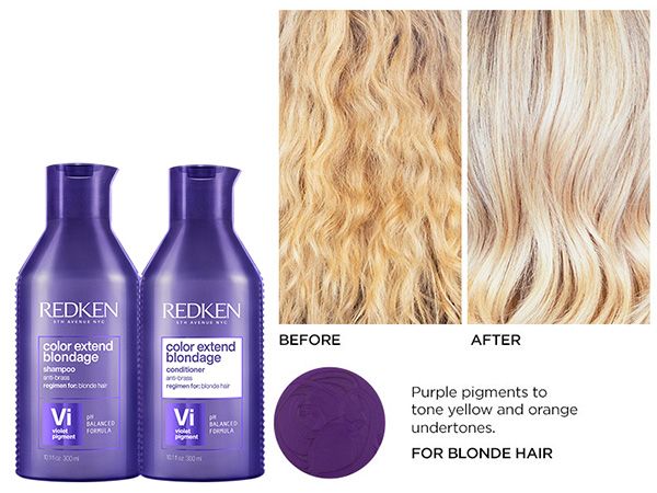 Redken Color Extend Blondage Color Depositing Purple Shampoo For Blonde Hair | Hair Toner | For B... | Amazon (US)