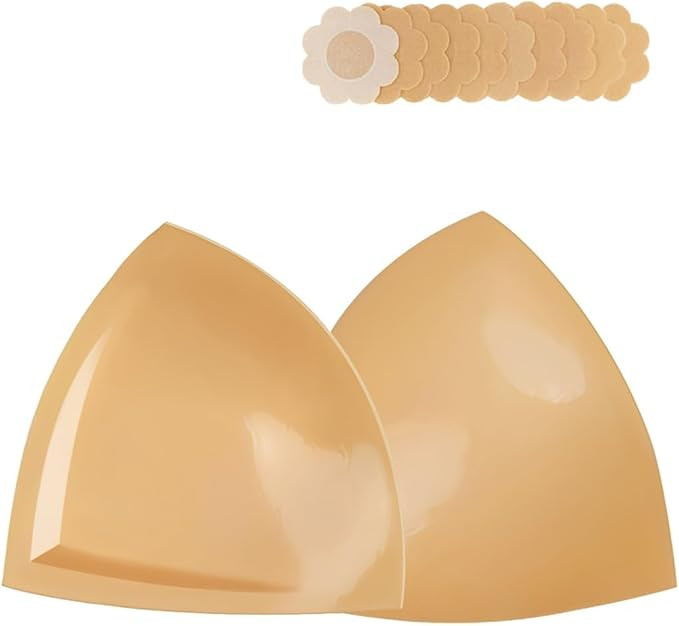 DEPOVOR Large Size Double-Sided Sticky Inserts Lightly Padded for D+ Cups, Reusable Adhesive Lift... | Amazon (US)