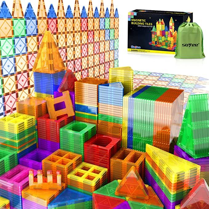 Compatible Magnetic Tiles Building Blocks STEM Toys for 3+ Year Old Boys and Girls Learning by Pl... | Amazon (US)