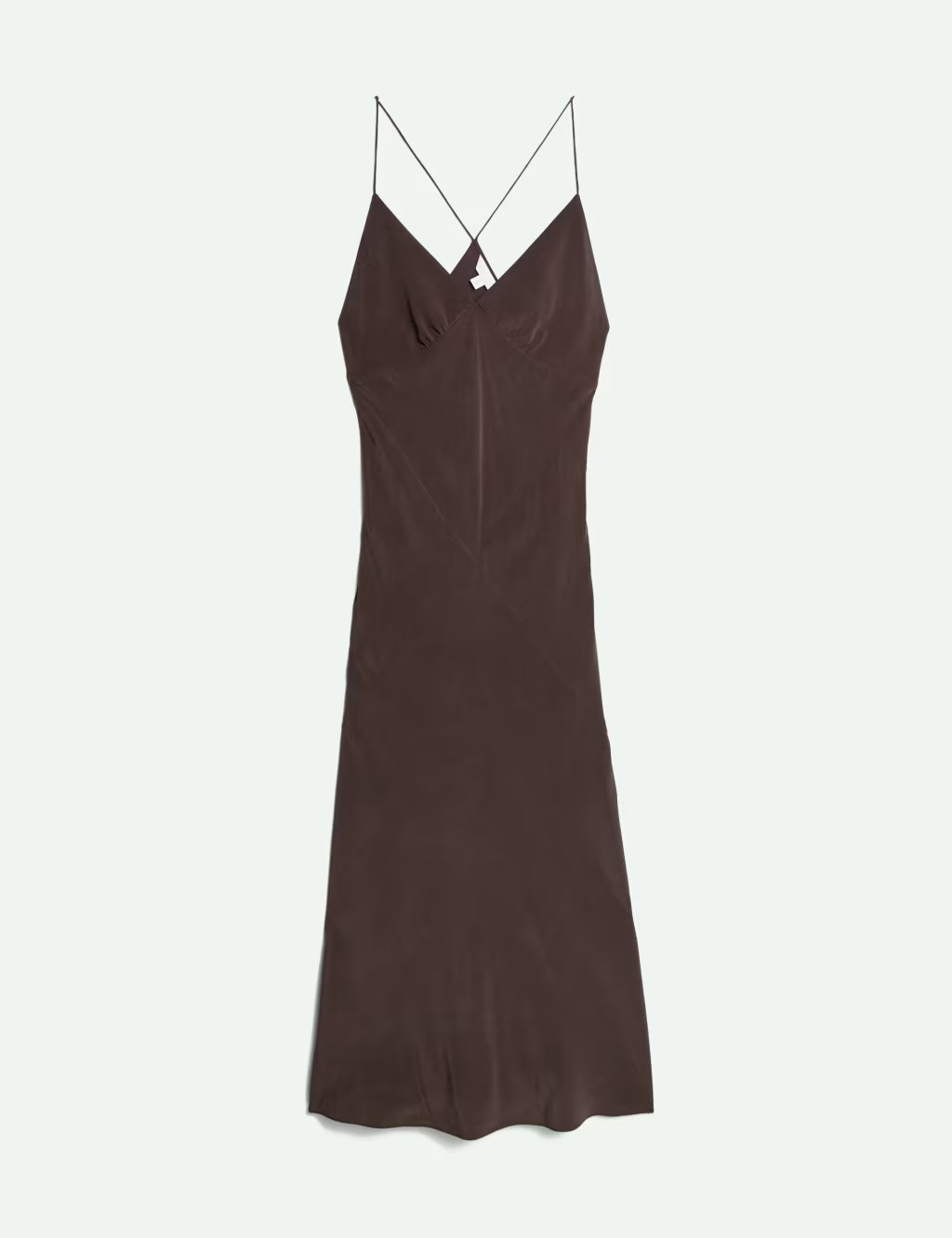 Seam-Detail Strappy Pure Silk Maxi Dress | Marks & Spencer (UK)