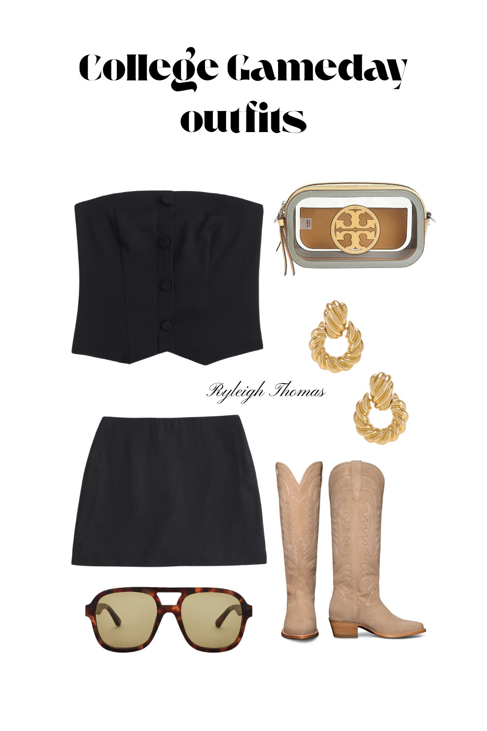 Chic & neutral gameday vibes 🖤 Wearing a black two-piece set that’s perfect for college football season — easy to dress up with boots or keep casual with sneakers. Works for any team and all season long! 

 #LTKSeasonal #LTKStyleTip #LTKShoeCrush