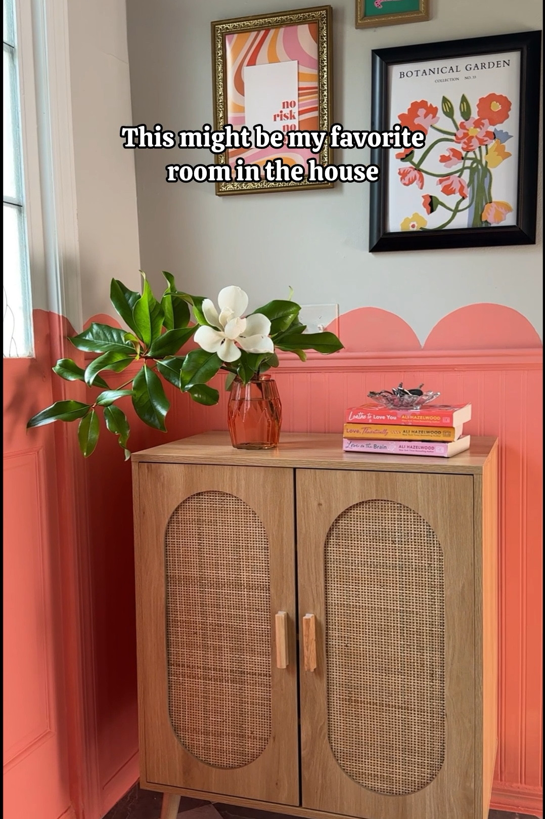 The most whimsical entryway there ever was ✨ This cane detail on this shoe cabinet is my favorite!

#lowespartner 

#LTKHome