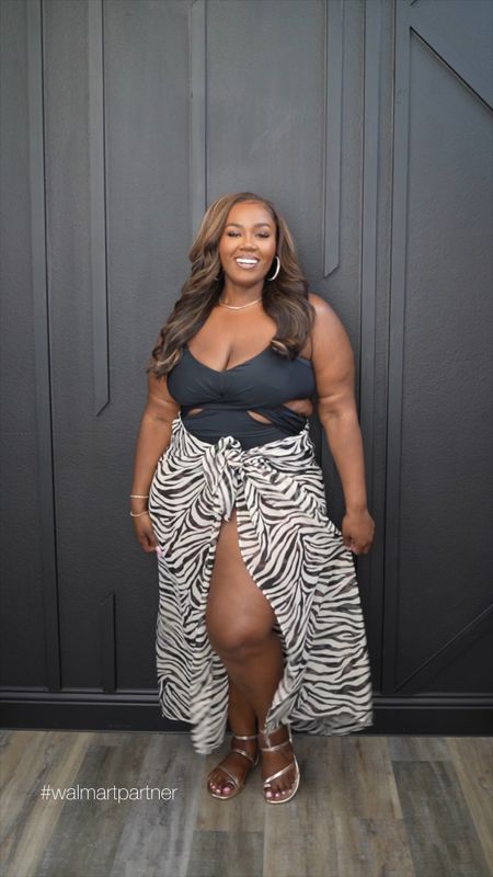 Don't you dare wear that big t-shirt and shorts to the pool this summer! @walmartfashion has the cutest swimwear for us curvy girls! #walmartpartner #walmartfashion

#LTKplussize #LTKSeasonal #LTKstyletip