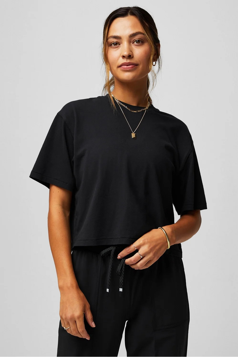 100% Cotton Boxy Tee | Fabletics - North America