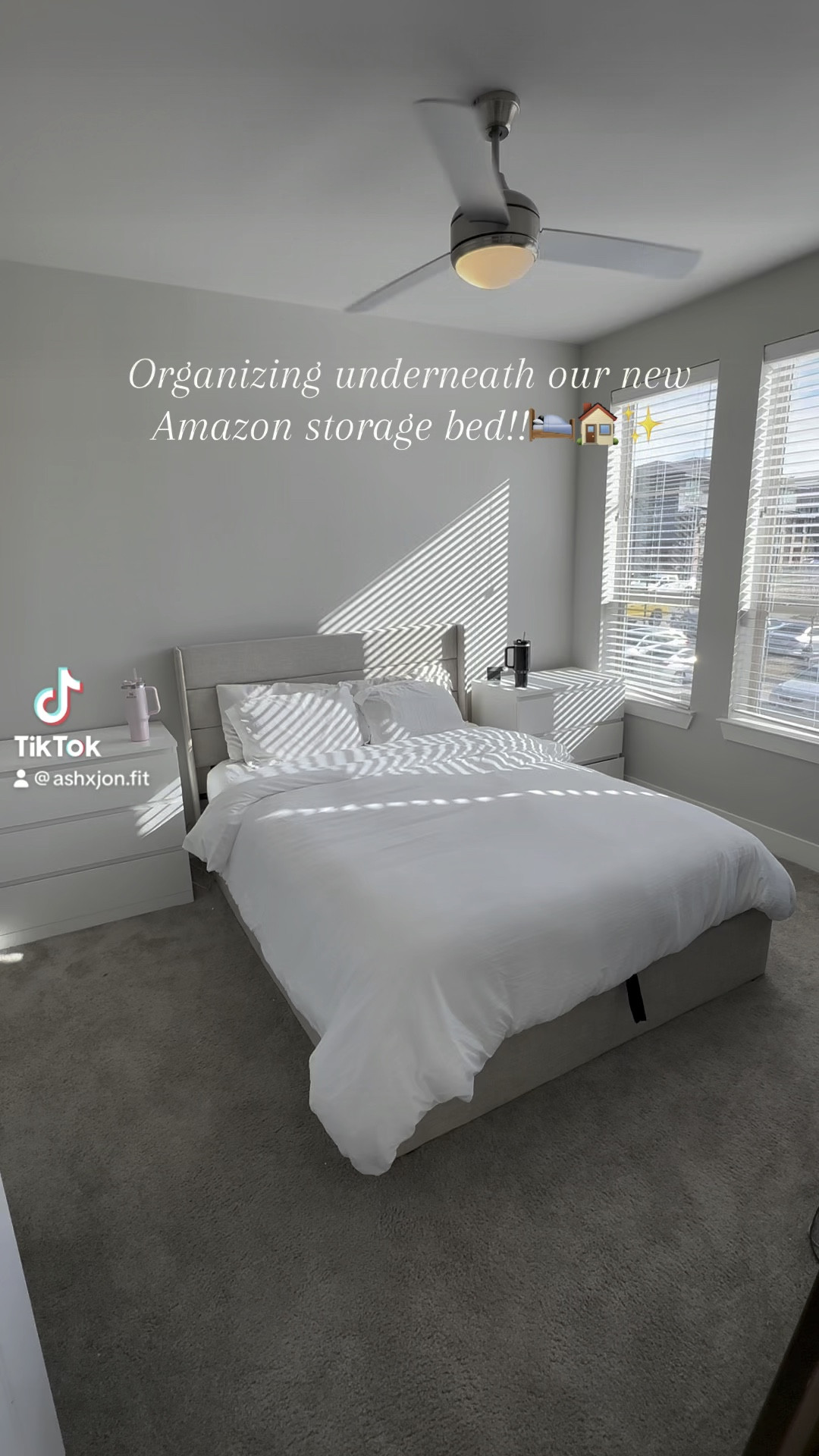 My TikTok VIRAL storage bed!!🛏️🤍✨ 

Absolutely the Best Buy for our new home!!! Love how easy it was to put together & how much storage it allows!!🔗🫶🏼

#LTKhome