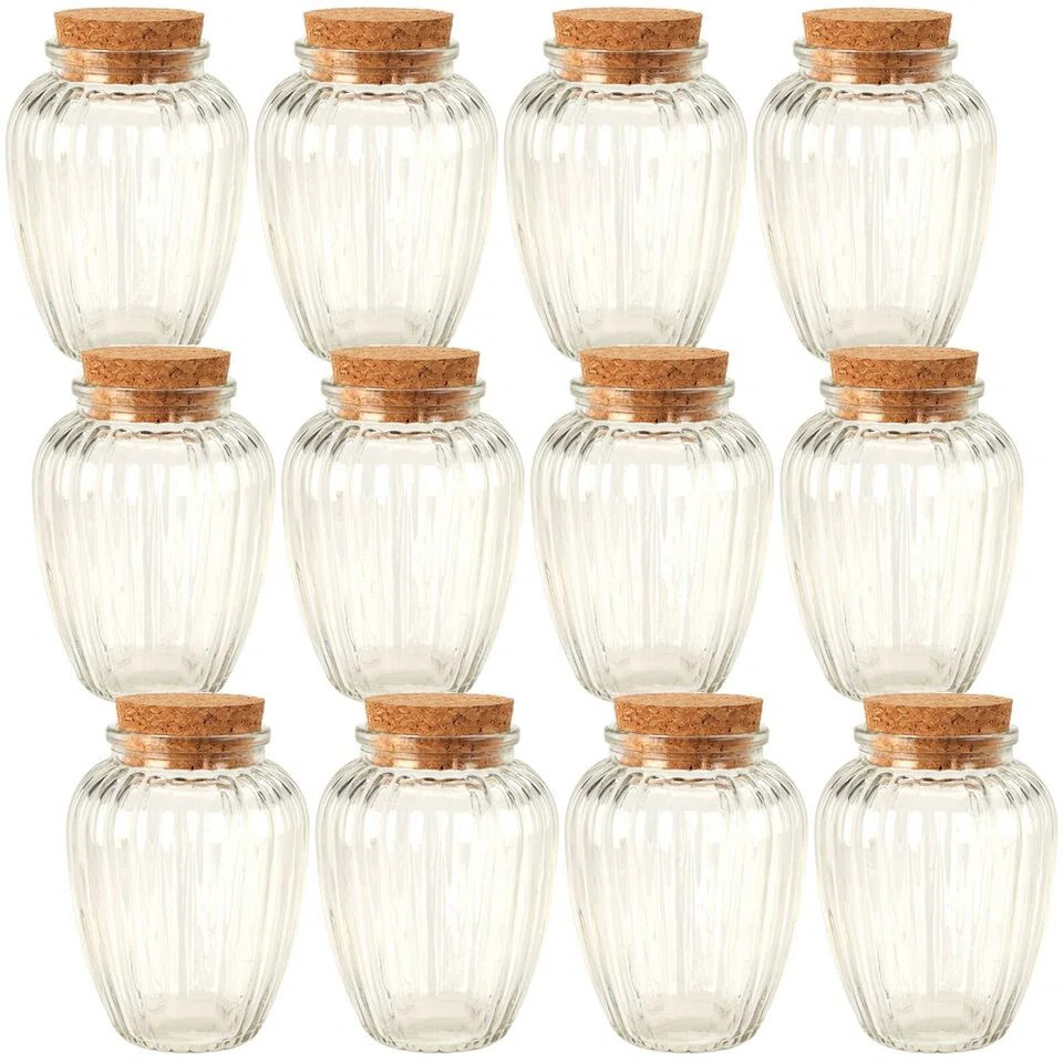 Glass Jar - Set of 12 (Set of 12) | Wayfair UK
