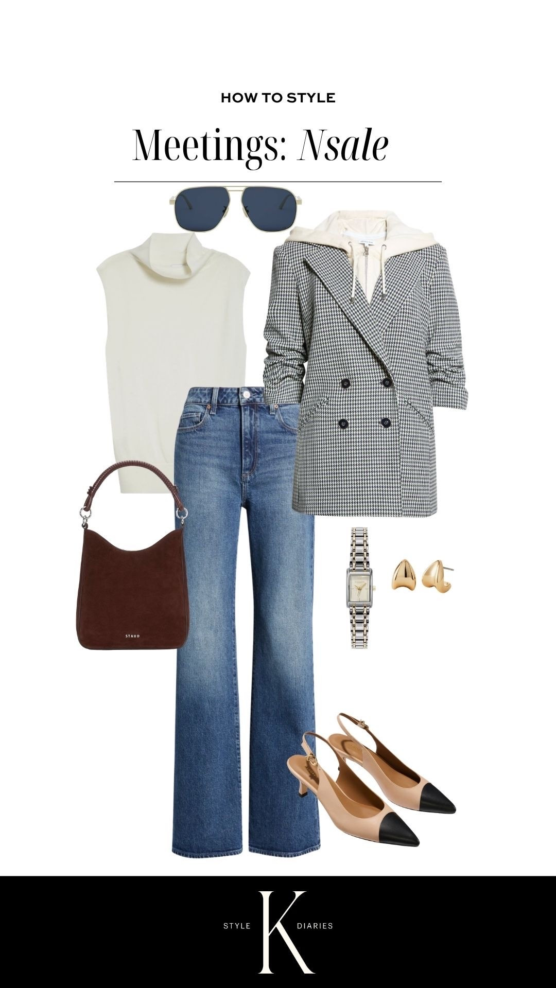 How to style a look for meetings, the blazer is one of my favorites in this sale and the insert is removable, makes it easy to dress up or down

#LTKootd #LTKgrwm #LTKSeasonal