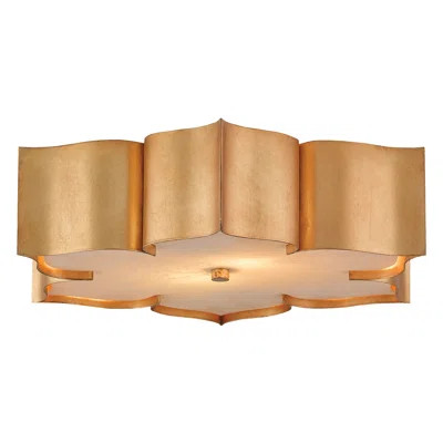 Grand Lotus 2-Light 19" Flush Mount | Wayfair North America