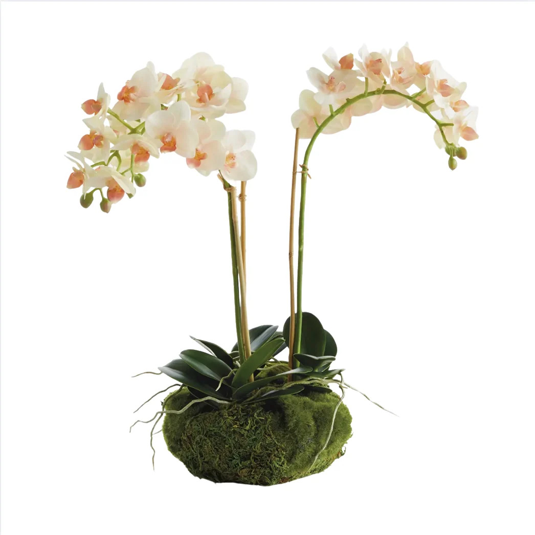 16" Faux Orchid Drop-In | Susan Gordon Pottery