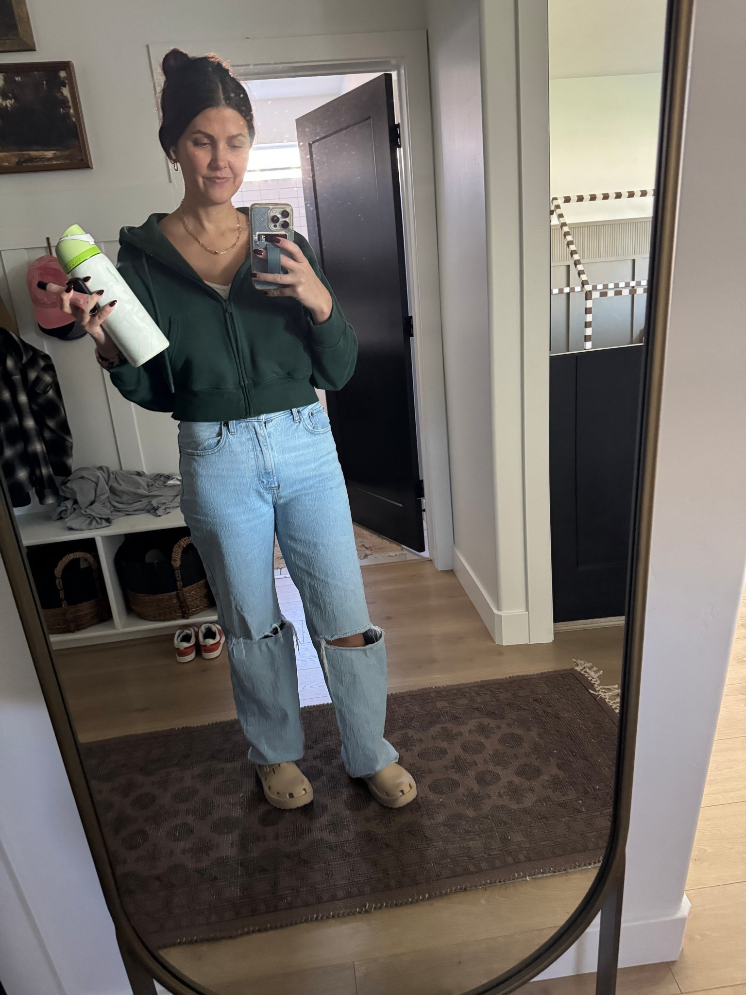 Coziest zip up hoodie for fall and winter! I have the color mineral green. And I love the boyfriend box for the best, but they do have a few other fits available! 

#LTKFindsUnder100 #LTKTall #LTKHome