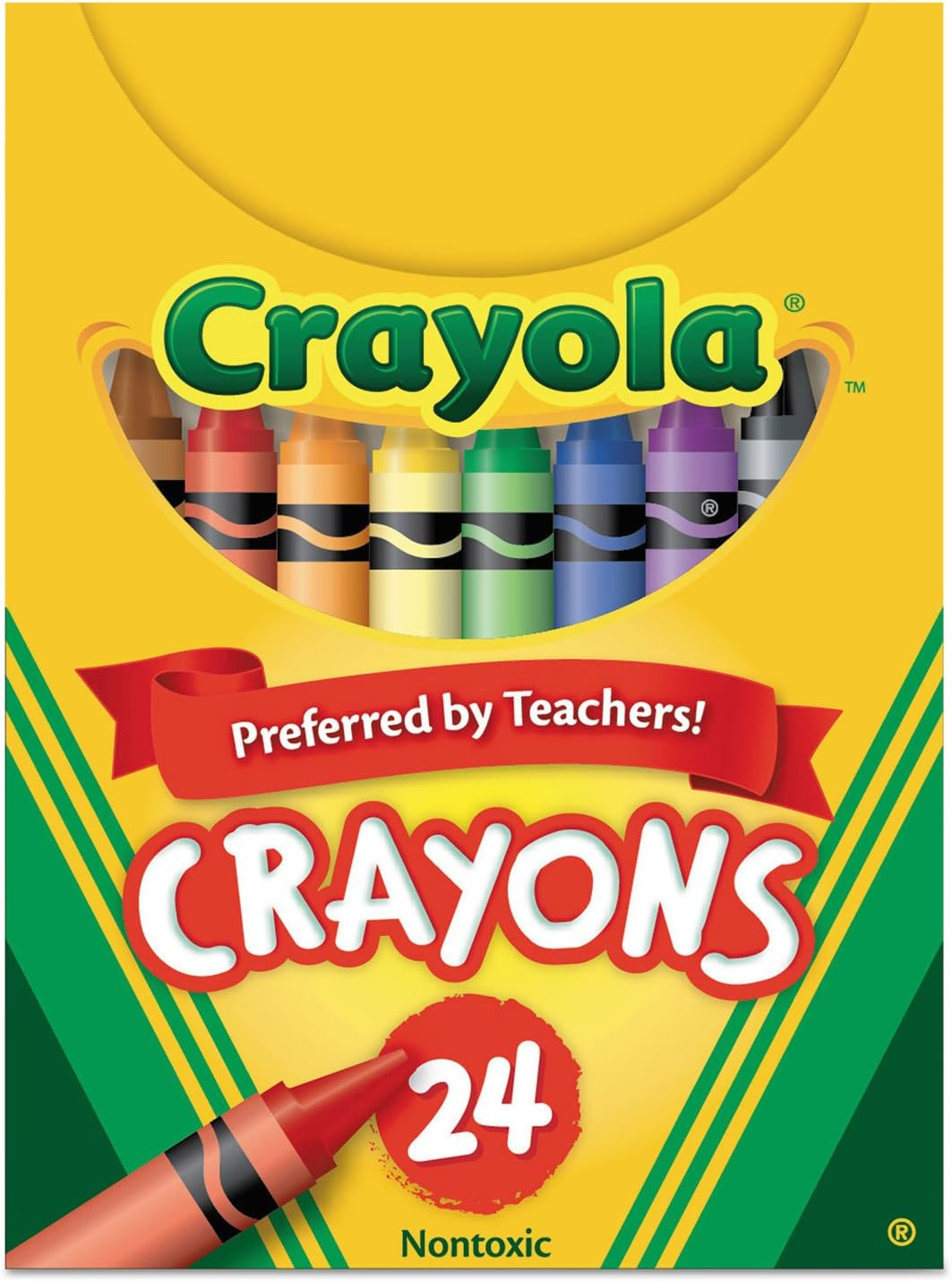 Crayola(R) Assorted Color Crayon Set, 24-Count Box | Amazon (US)