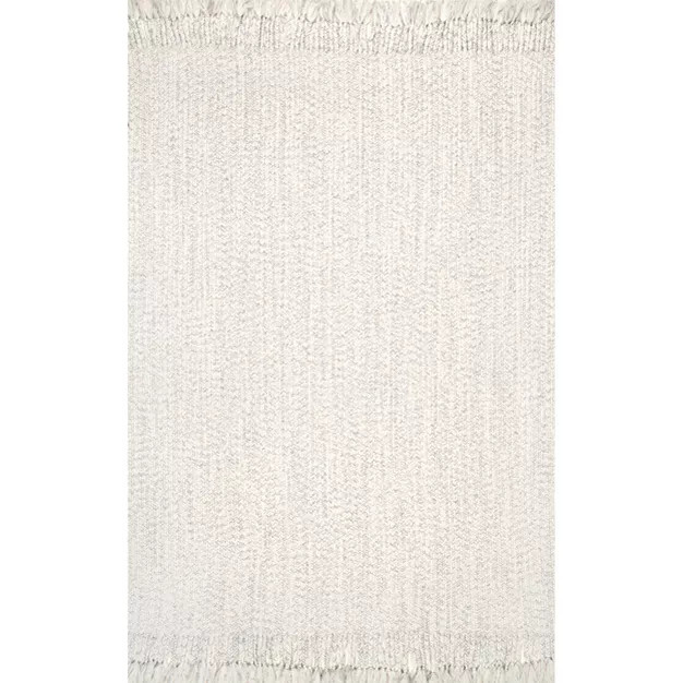 nuLOOM Braided Courtney Tassel Indoor/Outdoor Rug Area Rug | Target