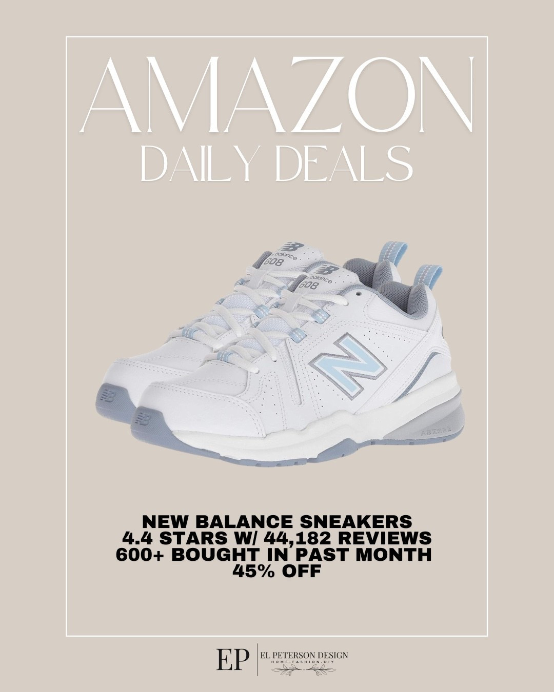 Amazon Daily Deals
Sneakers

#LTKSaleAlert