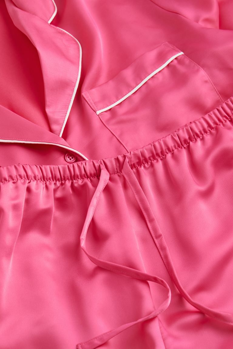 Satin Pajama Shirt and Pants | H&M (US)