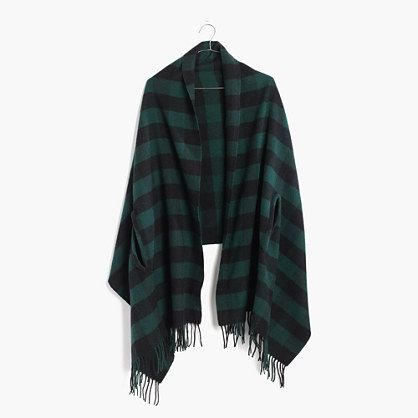 Cape Scarf in Buffalo Check | Madewell