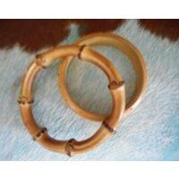 Pr of Wood Bangle Bracelets | Etsy (US)