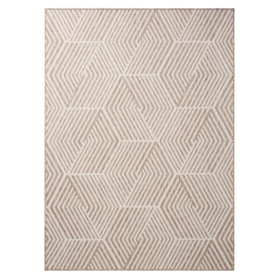 NICOLE MILLER NEW YORK Patio Country Ombre Geo Indoor Outdoor Area Rug, UV Fade Resistant, Low Pi... | Walmart (US)
