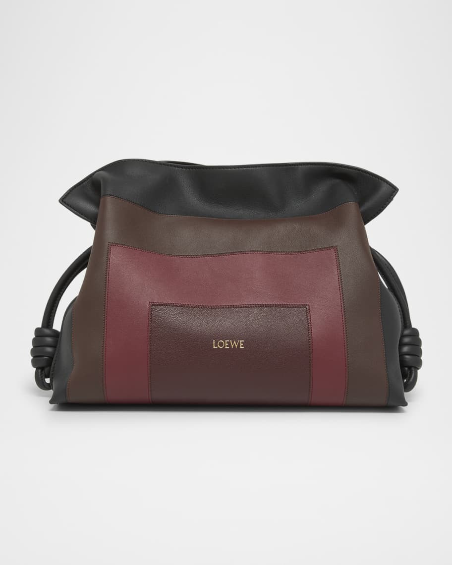 Loewe x Albers Flamenco Medium Clutch Bag in Nappa Leather | Neiman Marcus