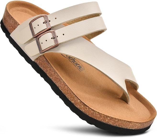 AEROTHOTIC Womens Strappy Slip-On Modern Memory Foam Cushion Footbed Outdoor Adjustable Buckle Co... | Amazon (US)