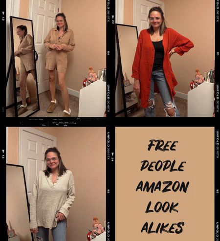 Free People amazon lookalikes. Amazon fashion finds. Fall fashion. #ltkseasonal amazon prime fashion 

#LTKunder50 #LTKsalealert #LTKstyletip