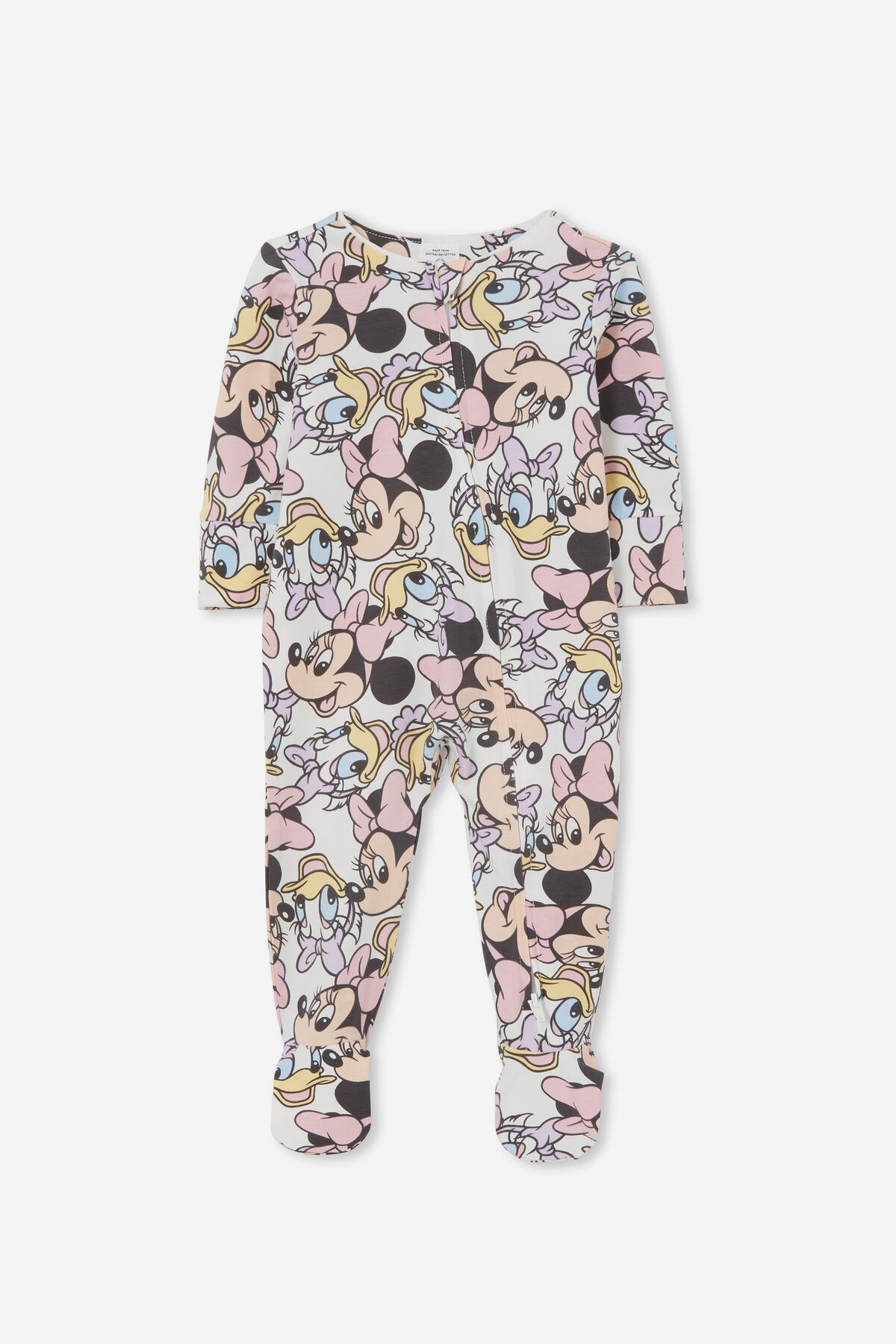 The Long Sleeve Zip Romper Usa-Lcn | Cotton On (US)