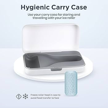 Facial Ice Roller for Face Premium with Carry Case and 2X Rollers for Long Lasting Cold - Eye Rol... | Amazon (US)