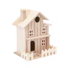 8.5" Two Story Cottage Birdhouse by Make Market® | Michaels Stores