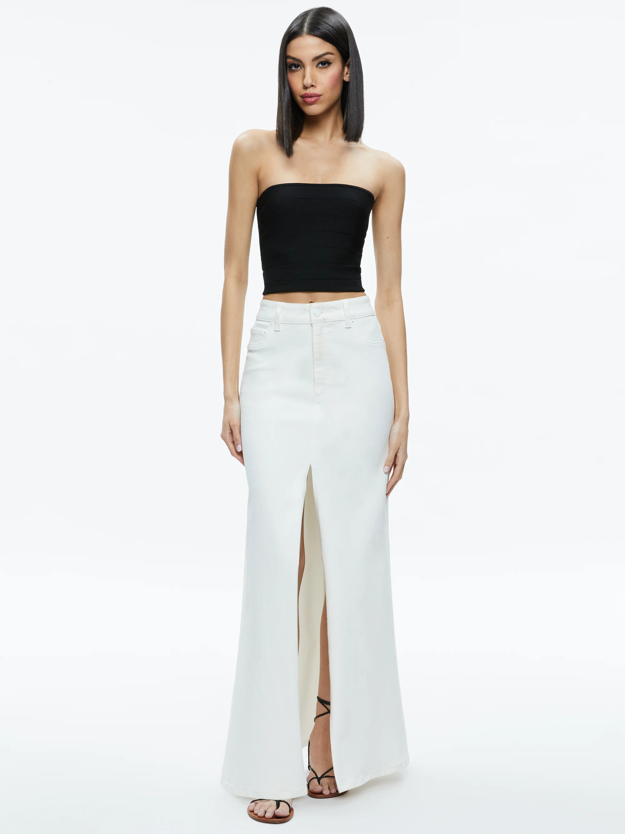 ALISON FULL LENGTH TUBE TOP | Alice + Olivia