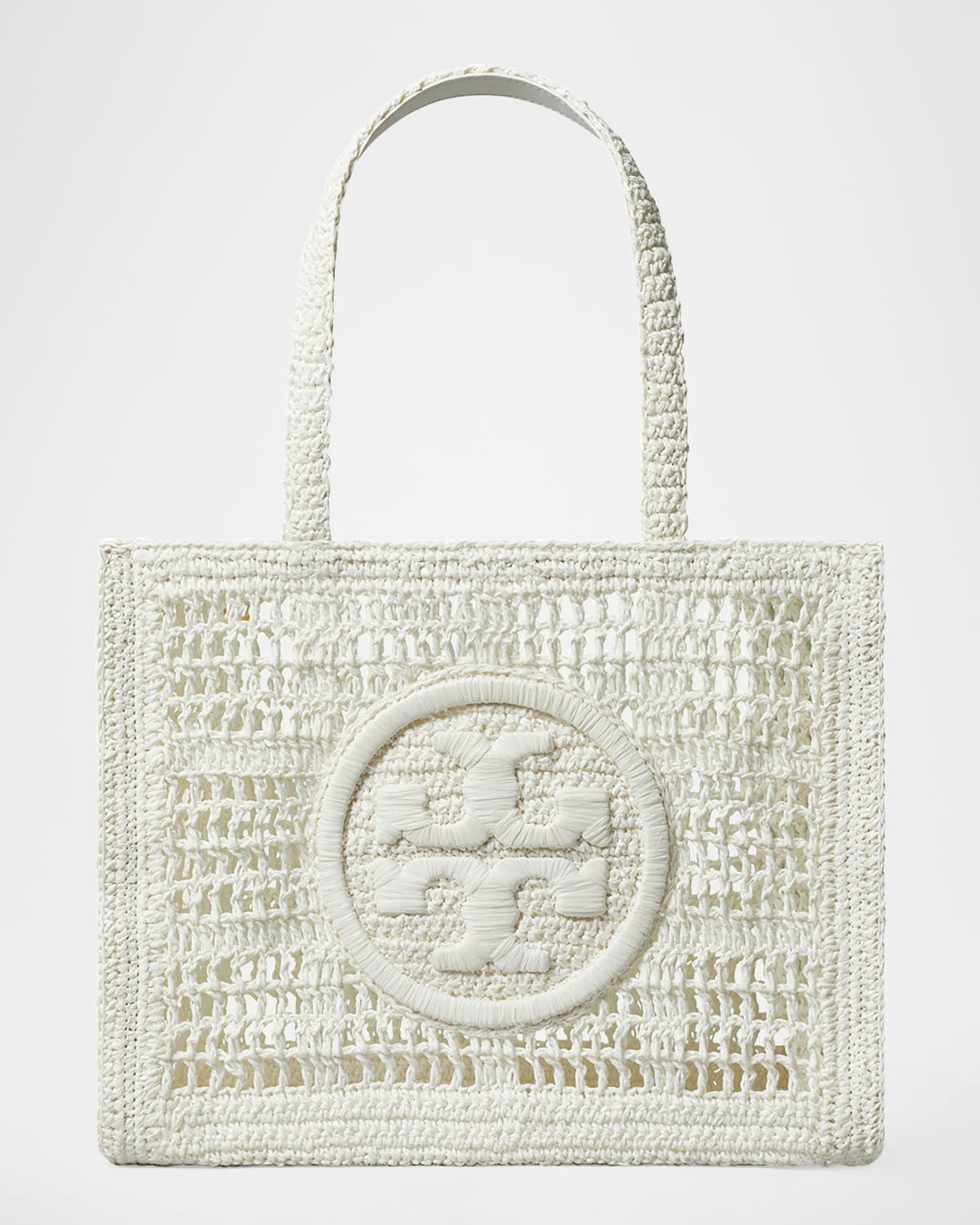 Ella Small Crochet Straw Tote Bag | Neiman Marcus