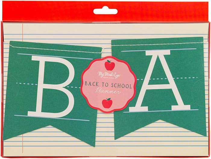 Back to School Banner \u2013 6 Ft Gold Foil Party Decoration | Bold & Colorful First Day of Schoo... | Amazon (US)