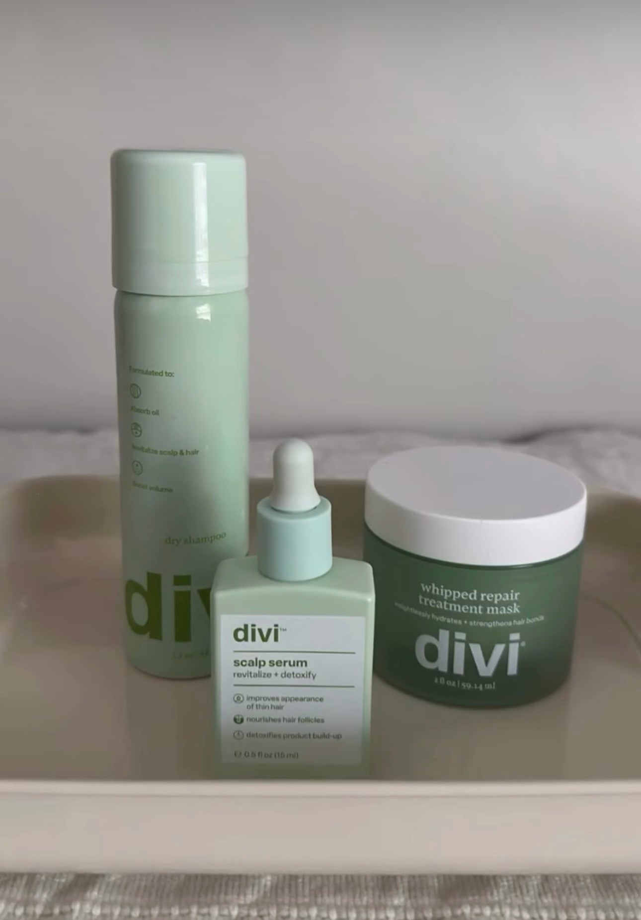 If you’re looking for hair products that actually work, these are my go-to’s: the Divi scalp serum, whipped repair mask, and dry shampoo. I use them all the time and they never disappoint.


#LTKBeauty #LTKmomlife #LTKmorningroutine