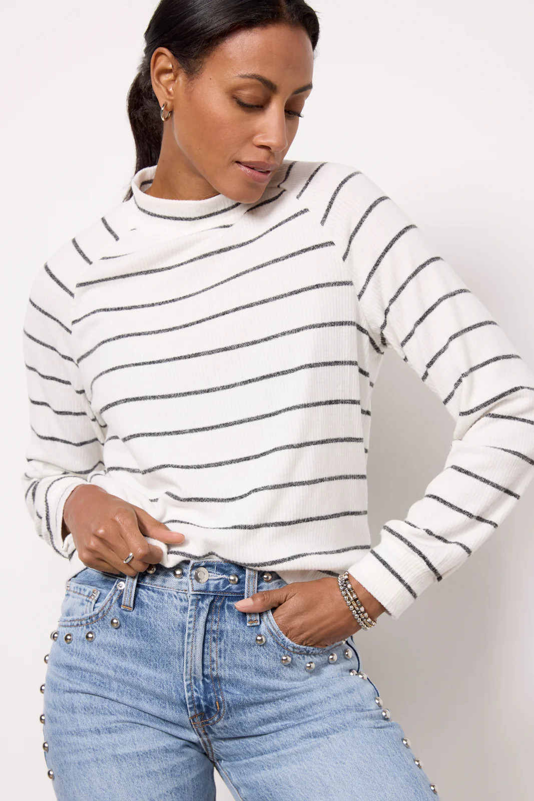 Walker Stripe Top | Evereve