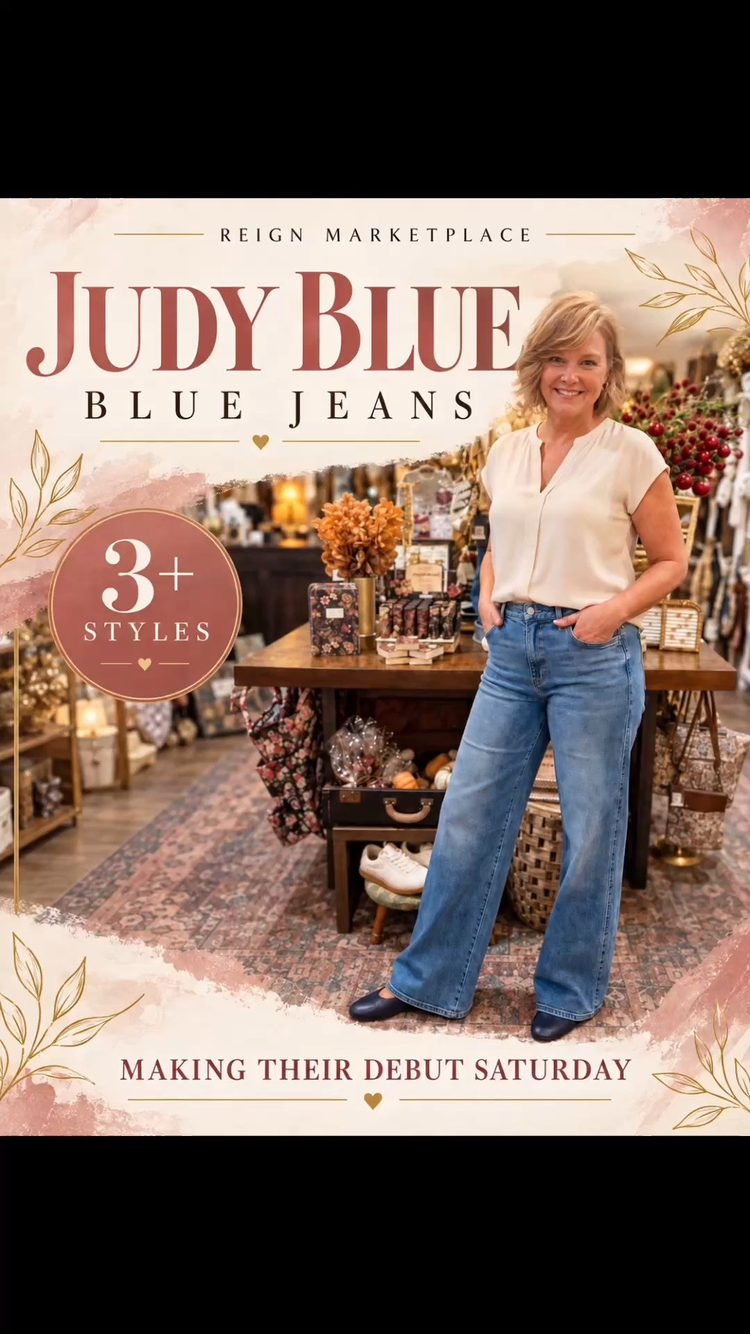 Judy Blue jeans are making their debut at REIGN this Saturday! Pair them with new Myra Merch and your favorite mules, sneakers, or boots. Limited quantities available.

Shop my LTK finds: https://www.shopltk.com/explore/LifeDesignedbyRhonda?tab=posts

📍2010 FM 2673, Canyon Lake
Thu–Sat, 11–5

#LTKdayinmylife #LTKootd #LTKmomlife
