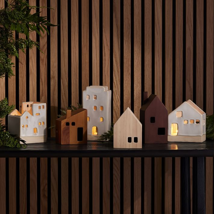 Village Tealight Candleholders | West Elm (US)